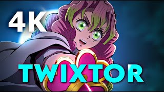 Mitsuri Kanroji Twixtor Clips 4K I Demon Slayer I Royalty [upl. by Gildus]