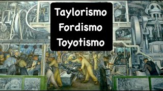 Fordismo Taylorismo Toyotismo para o CNU [upl. by Helsa]