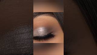 Silver Shimmery Eye Makeup Tutorial  eyemakeups tutorial eyeshdow shortsfeed eyelashes lens [upl. by Ekard]