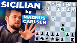 Magnus Carlsen Explains Sicilian Defense Sveshnikov Variation with One of His Games [upl. by Manya]