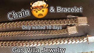 13mm 261 gram Miami Cuban Link Chain by GUS VILLA Gus Villa Jewelry REVIEW and Unboxing [upl. by Alberta]