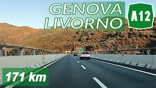 A12  GENOVA  LIVORNO  Autostrada Azzurra [upl. by Ezekiel122]