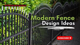 Modern Fence Design Ideas  DiY Garden Design Ideas [upl. by Nemsaj]