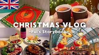 ［sub］イギリスvlogロンドンで過ごすクリスマスおうちディナークリスマスマーケット  Christmas vlog in LondonChristmas DinnerMarket [upl. by Ronal]