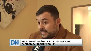 DIPUTADO FERNÁNDEZ POR EMERGENCIA TARIFARIA “ES UN PARCHE” [upl. by Nelyahs750]