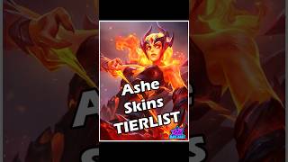 Ashe Skins Tier List leagueoflegends ashe tierlist worlds2024 gaming riotgames adc [upl. by Olzsal]