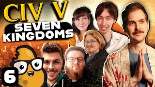 A CIVilized Game  Civ V Seven Kingdoms Episode 6 [upl. by Ahsinat]