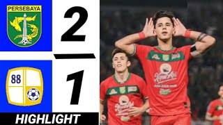 PERSEBAYA vs BARITO PUTERA  HASIL LIGA 1 MALAM INI  HASIL PERSEBAYA vs BARITO [upl. by Eekram502]