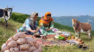 Mix of Nomadic Outdoor Cooking Chicken and Tandoori Bread Recipe [upl. by Ulund]