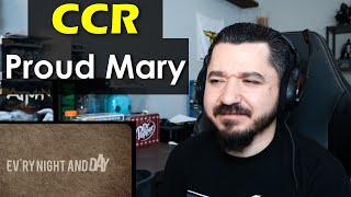 CREEDENCE CLEARWATER REVIVAL  Proud Mary FIRST TIME REACTION TO CCR PROUD MARY [upl. by Ralyks874]