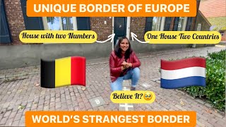 Worlds Most Complex Border  1 Town in 2 Countries  Baarle Nassau amp Hertog  Netherlands amp Belgium [upl. by Nohtanhoj]