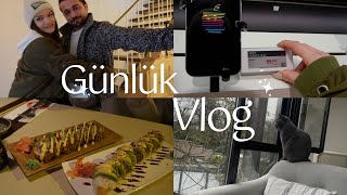 Alya’ya bakın🥹 Belçika kartımı aldım Telefon fiyatları Sushi gecesi ve alışveriş vlog [upl. by Levesque]