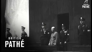 Tojo And Aides Sentenced For War 1948 [upl. by Nauwtna852]