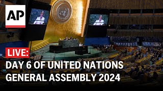 UN General Assembly 2024 LIVE Day 6 speeches by world leaders [upl. by Clynes]