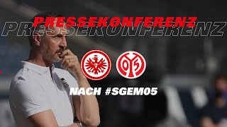 Pressekonferenz nach Eintracht Frankfurt  1 FSV Mainz 05 [upl. by Cherye]