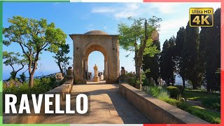 4K🇮🇹 Italy walk in RAVELLO Amalfi Coast tour in 4k May 2022 The most beautiful town [upl. by Sunda]