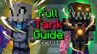 Full Tank Guide Part 1 Floors 16  Hypixel Skyblock [upl. by Dranik]