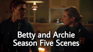 Betty and Archie Season Five Scenes 1080p Minimal BG music Riverdale Scene Pack [upl. by Noman]