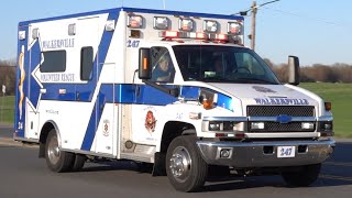 Walkersville Volunteer Rescue Company Ambulance 247 Responding 33023 [upl. by Dorahs902]