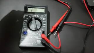 Dt 830B Multimeter  not working short circuit mode [upl. by Uwkuhceki]