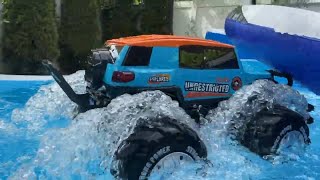 BEST 🎉 Unboxing amp Review Ruko 1601AMP Amphibious RC Truck  110 4x4 🔥 OffRoad amp Swim Drive Test [upl. by Pressey]