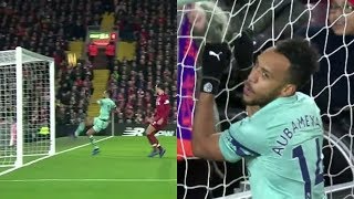 Aubameyang Open Goal Miss vs Liverpool [upl. by Clementina544]