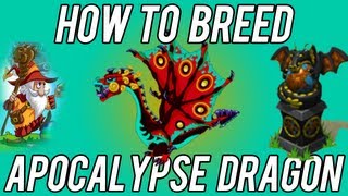 BEST How to Breed Apocalypse Dragon DragonVale 2nd try [upl. by Eitac]