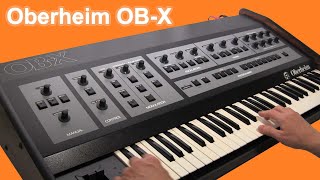 Oberheim OBX Demo [upl. by Anaid]