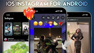 🔥New iOS Instagram On Android  iOS 174 Emojis  Share Like iPhone  iOS instagram 🤯❤️‍🔥 [upl. by Aiuoqes701]