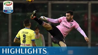 Palermo  Pescara  11  Highlights  Giornata 18  Serie A TIM 201617 [upl. by Fattal]