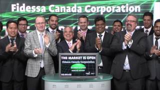 Fidessa Canada Corporation opens Toronto Stock Exchange May 28 2015 [upl. by Gwenneth184]