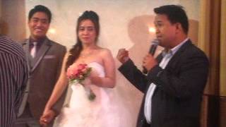 Wedding Closing Remarks Melvin amp Cossete Nuptial [upl. by Antonino]