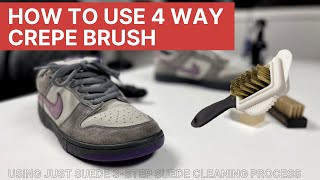 How to use Just Suede  Crepe Brush Tutorial [upl. by Schlenger592]