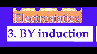 electrostatics casharka 3  charging by induction [upl. by Malim]