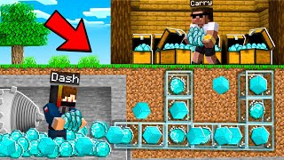 10 Ways To STEAL CARRYs Diamonds In Minecraft [upl. by Anovahs548]