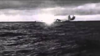 Bismarck vs Hood original WWII recordings footage [upl. by Enerahs]