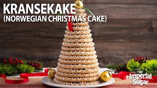 How to Make Kransekake Norwegian Christmas Cake [upl. by Akerdna]