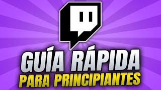 🔔 CÓMO hacer STREAM en TWITCH 🔔 Cómo Transmitir en Twitch [upl. by Eisdnyl976]