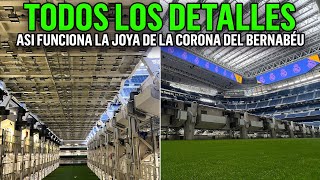 💥 MARAVILLAS de la INGENIERÍA ASÍ SE COLOCA el CÉSPED RETRÁCTIL del SANTIAGO BERNABÉU [upl. by Callahan]