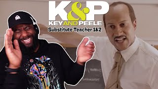 Key amp Peele  Substitute Teacher 1 amp 2 Reaction [upl. by Adriel597]