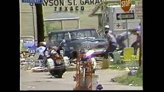 KSAT archive footage shows scene of 1979 Battle of Flowers parade shooting [upl. by Ardnuhsal]