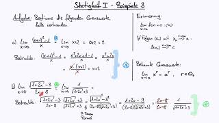 Analysis I 13 Stetigkeit  Teil 5 Beispiele III Grenzwerte von Funktionen [upl. by Ayian]