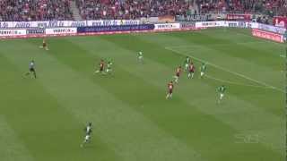 Tor Huszti 3 2 Hannover 96 Werder Bremen Bundesliga 3 Spieltag Saison 2012 2013 1080p [upl. by Orimisac]