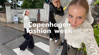 come with me to CPHFW  outfits events amp fashion shows [upl. by Otrebron]