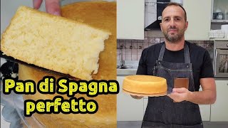 Pan di Spagna perfetto fatto in casaRicetta naturale senza lievito [upl. by Eiznikam]