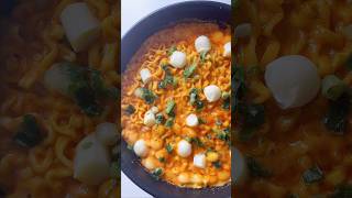 🍝carbobuldakramen 🧀buldakcarbonara tteokbokki asmr🥛 [upl. by Luanne]