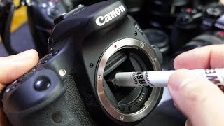 You Can Safely Clean Your DSLR Sensor  SensorSweep 2015 [upl. by Nylsej]