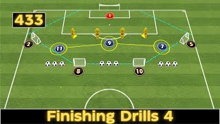 433 Finishing Drills  Football Training [upl. by Mikal]