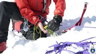 2 Person Rope Team Crevasse Rescue [upl. by Serolod]