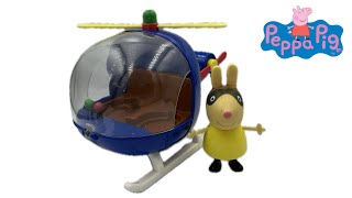 Miss Rabbit’s Helicopter  Peppa Pig Toys [upl. by Sinylg529]